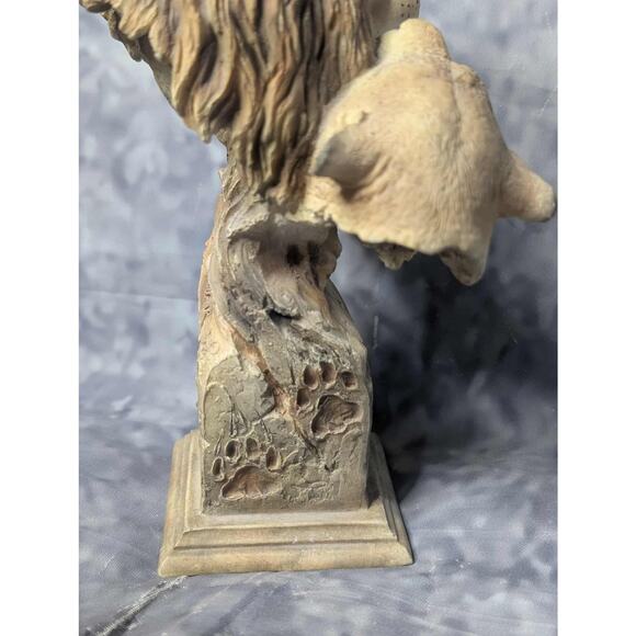 Vintage Mill Creek Studio Lion Lioness Sculpture Statue Signed Slockbower - Picture 9 of 13